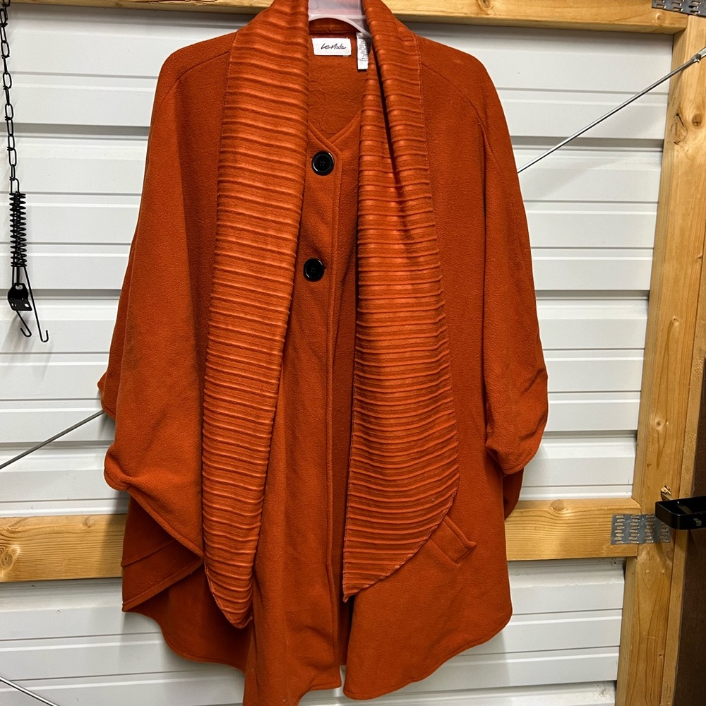 LeMode Women's Orange scarf wrap. New with tags